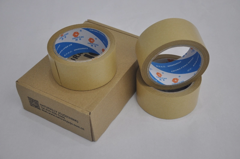 Custom-Printed Kraft Paper Tape for Takeout Packaging
